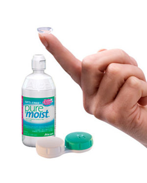 contact lens exams insertion